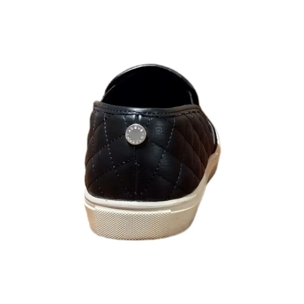 Pre-Owned Used Great Condition Steve Madden ECENTRCQ BLACK Slip Ons Size 8M!
